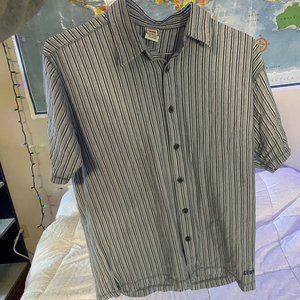 Levi's Large dark blue and blue button up